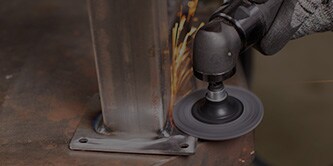 Scotch-Brite Precision Heavy Duty Surface Conditioning Disc finishing mild steel
