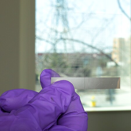 transparent conductor film for antenna application