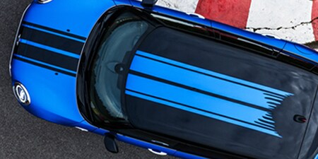 Partial car wrap design
