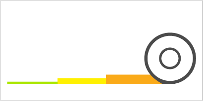 Tape roll graphic representing electrical vinyl tape thickness
