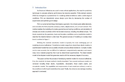 First page of technical bulletin &ldquo;Surface Preparation and Pretreatment for Structural Adhesives&rdquo;