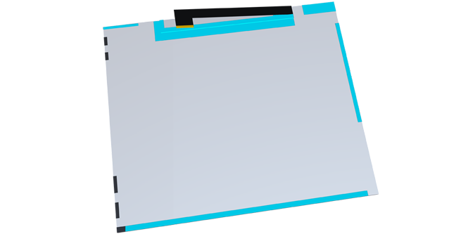 Electrically conductive tapes applied to display wrapping
