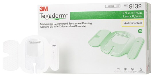 3M™ Tegaderm™ Antimicrobial I.V. Advanced Securement Dressing
