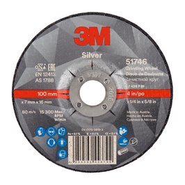 3M Silver depressed center grinding wheel image