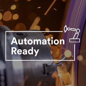 automation ready wordmark on color background
