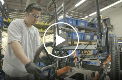 An image of how 3M structural adhesive helped PDG Mobility: lightweight, scaled production and more