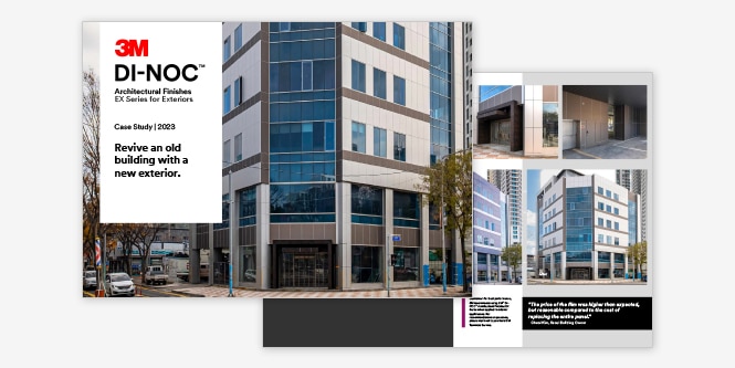Seoul Building, Mokpo exterior design project: 3M™ DI-NOC™ Architectural Finishes EX Series