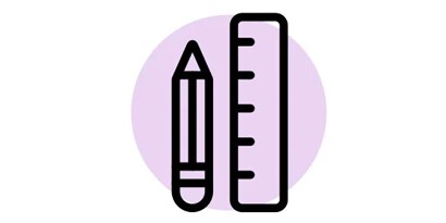 pencil and ruler icon
