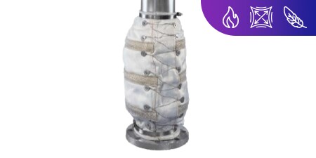 nextel ceramic fiber for Industrial tube seal
