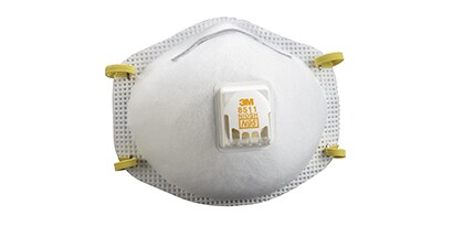3M respirator with cool flow valve
