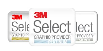 3M Select Graphic Provider logos for silver, gold and platinum levels.
