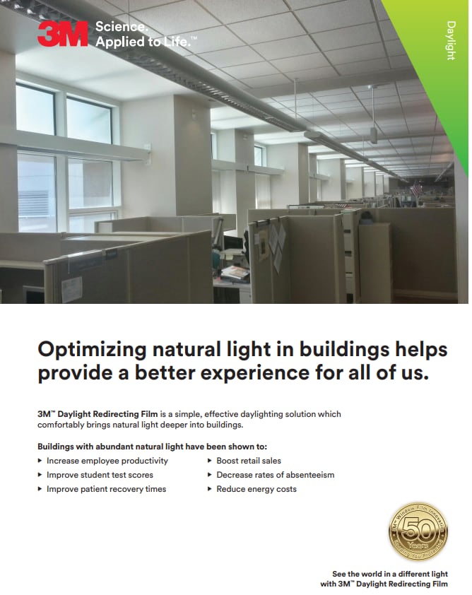 3M™ Daylight Redirecting Film (PDF, 3.20 MB)
