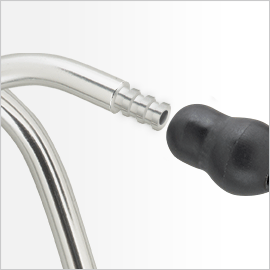 how to install stethoscope ear tips