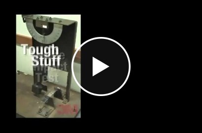 Video still of 3M&trade; Scotch-Weld&trade; Tough Stuff undergoing an impact test