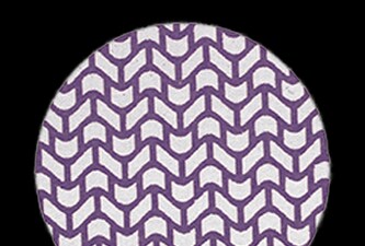 3M Xtract™ Cubitron™ II net disc 710W on black background

