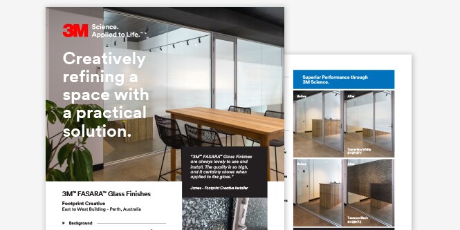 East to West Building, Perth Architectural Design Project: 3M™ FASARA™ Glass Finishes