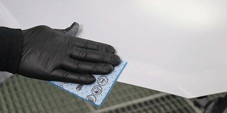 P1200 P1500 P2000 3M Hookit Flexible Foam Abrasive Sheet doing clear coat rectification
