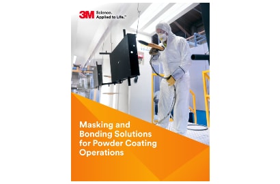 Cover image of the brochure Masking and Bonding Solutions for Powder Coating Operations